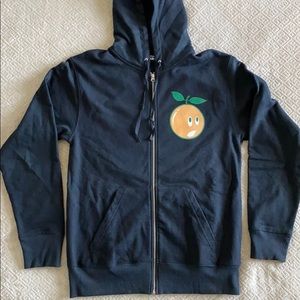 The Hundreds Black Zip Up Hoodie Sweatshirt